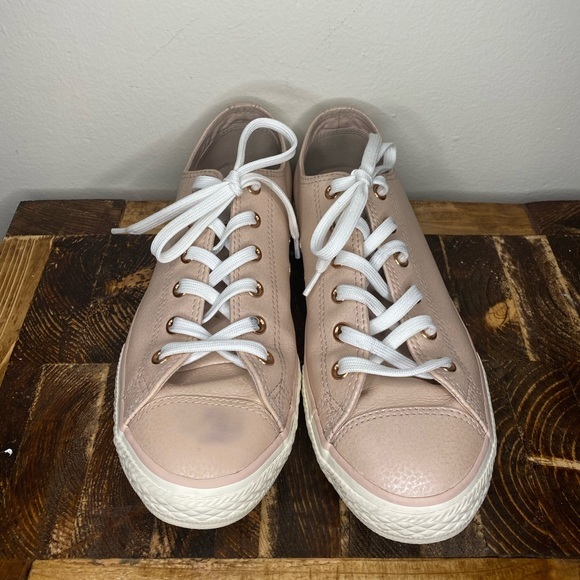 Converse All Stars Pink and Rose Gold Size 8 - Picture 2 of 6